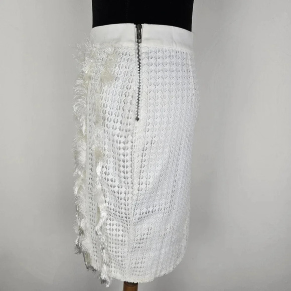 English Factory Skirt Fringe Eyelet S - Picture 8 of 13